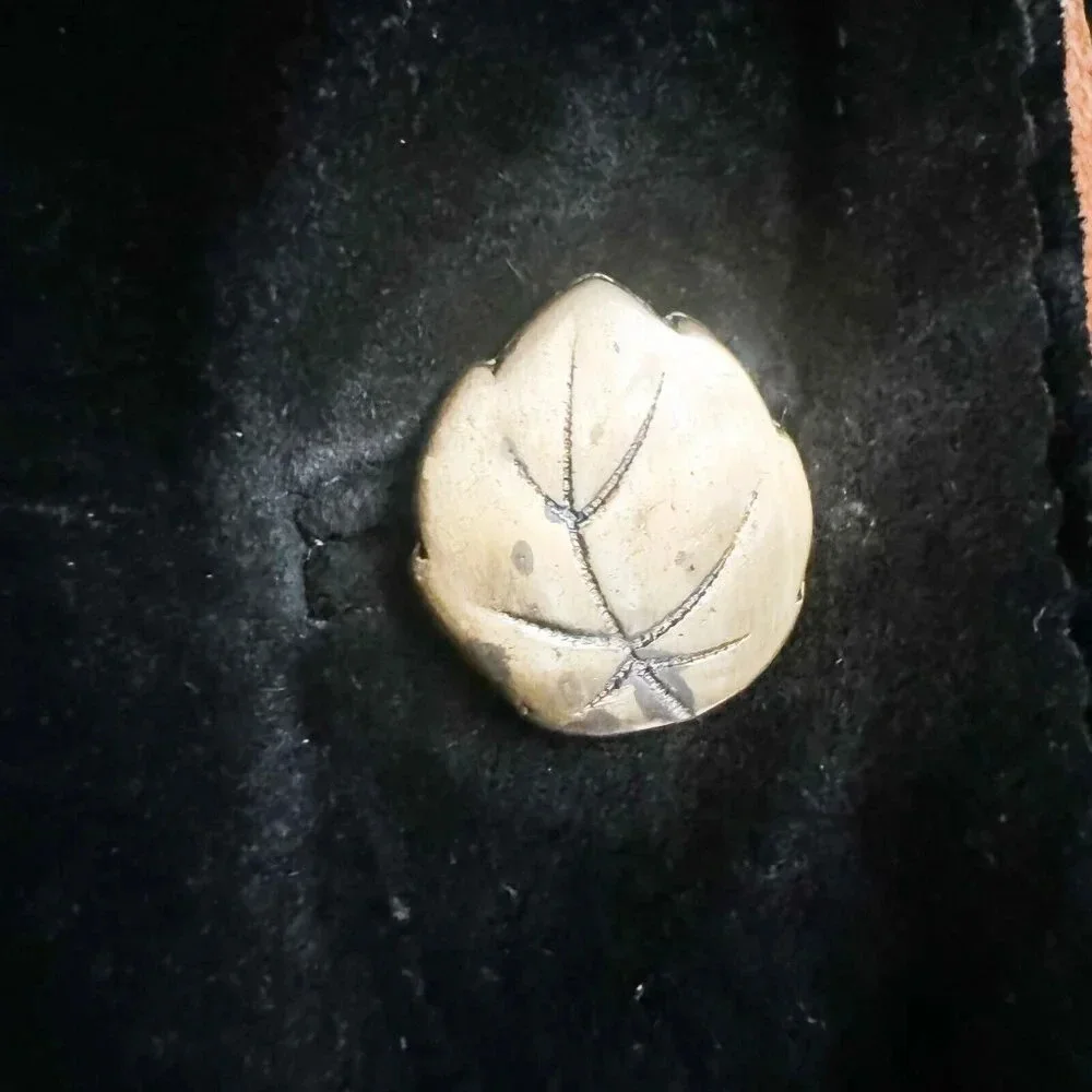 Vintage Dino'z Suede Leaf Print Patchwork Jacket 8
